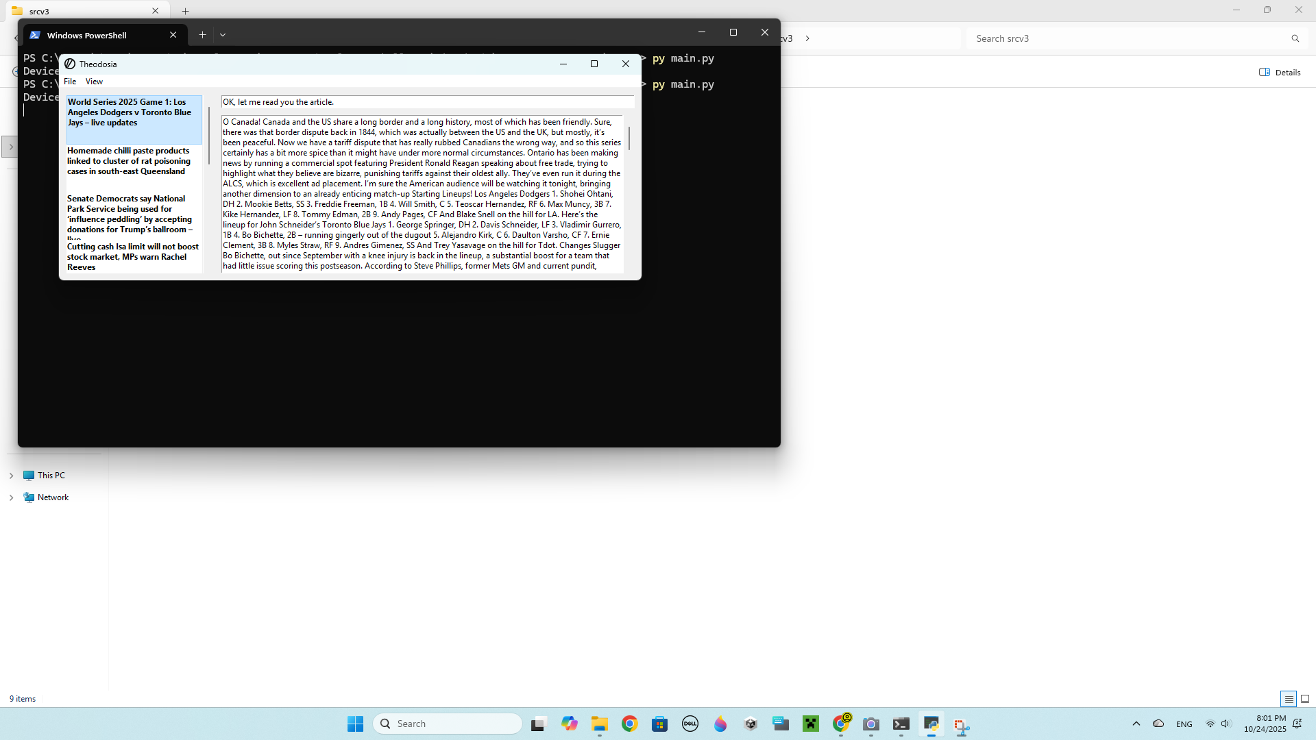 Screenshot of Theodosia